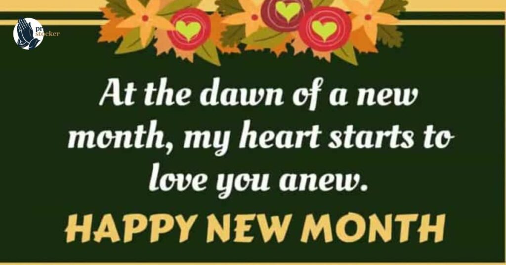 New Month Wishes To My Love / Crush Romantic