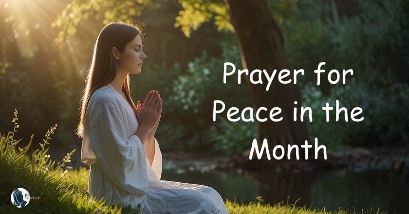Prayer for Peace in the Month