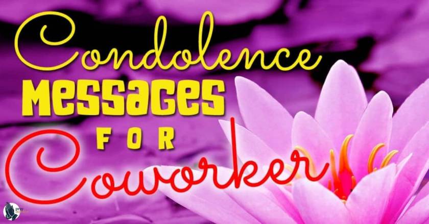 Condolence Messages for a Colleague