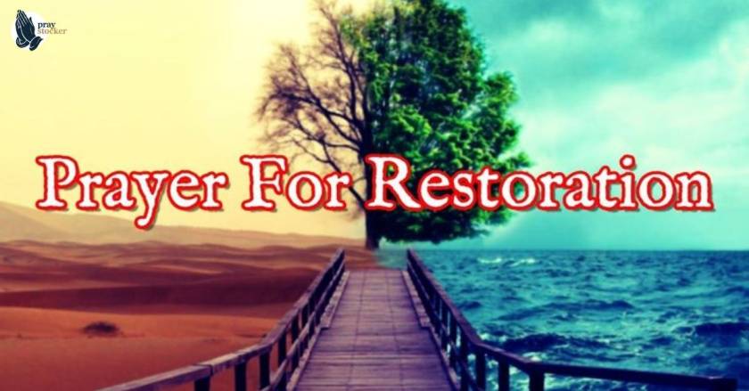 Healing and Restoration Prayers